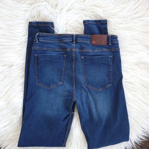 Zara TRF Denim Skinny Pitillo Jeans Mid Rise Stretch Zip Fly 10 - Picture 6 of 11